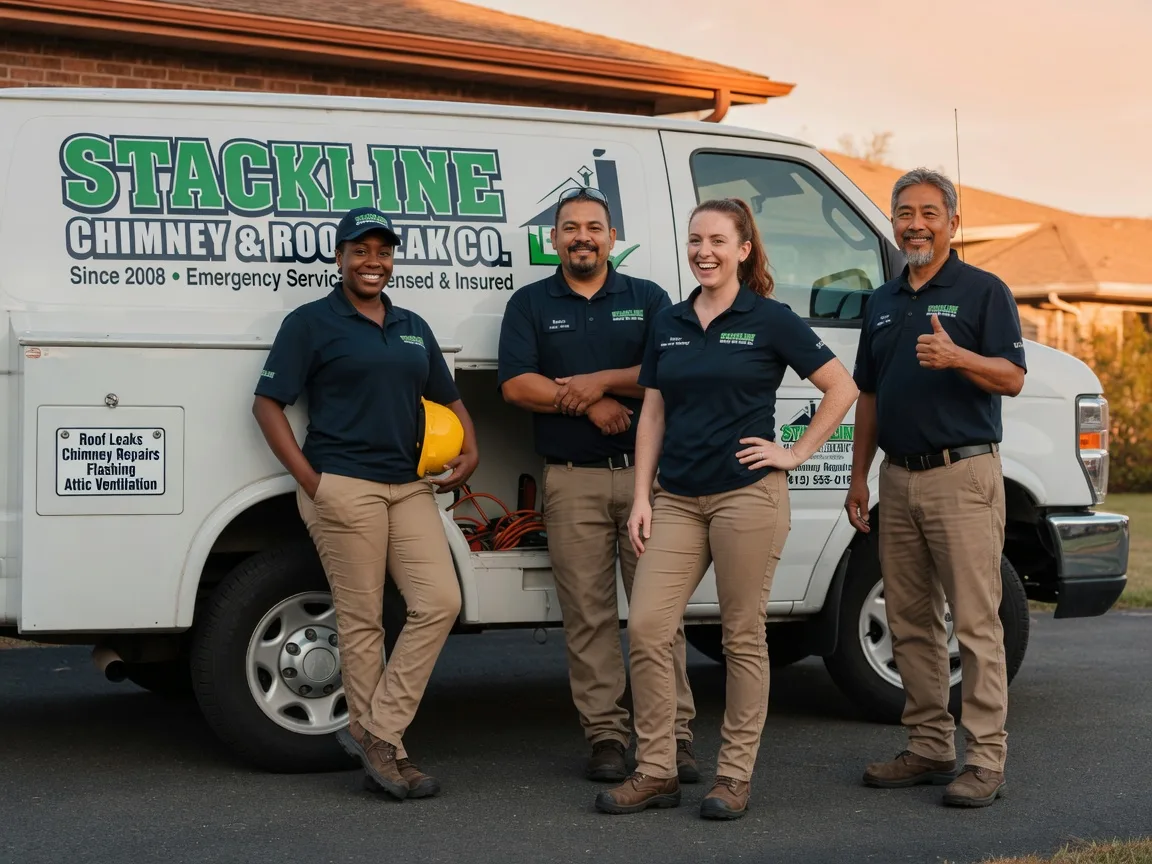 Chimney flashing repair company in Ingalls, KS